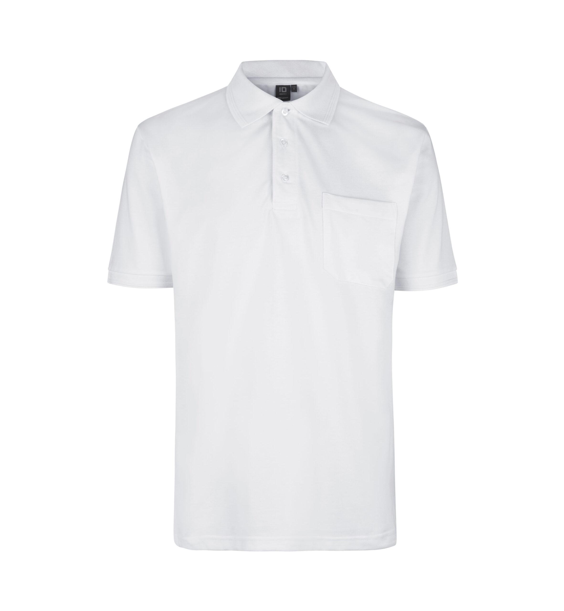 ID PRO Wear Pikeepaita taskulla – valkoinen