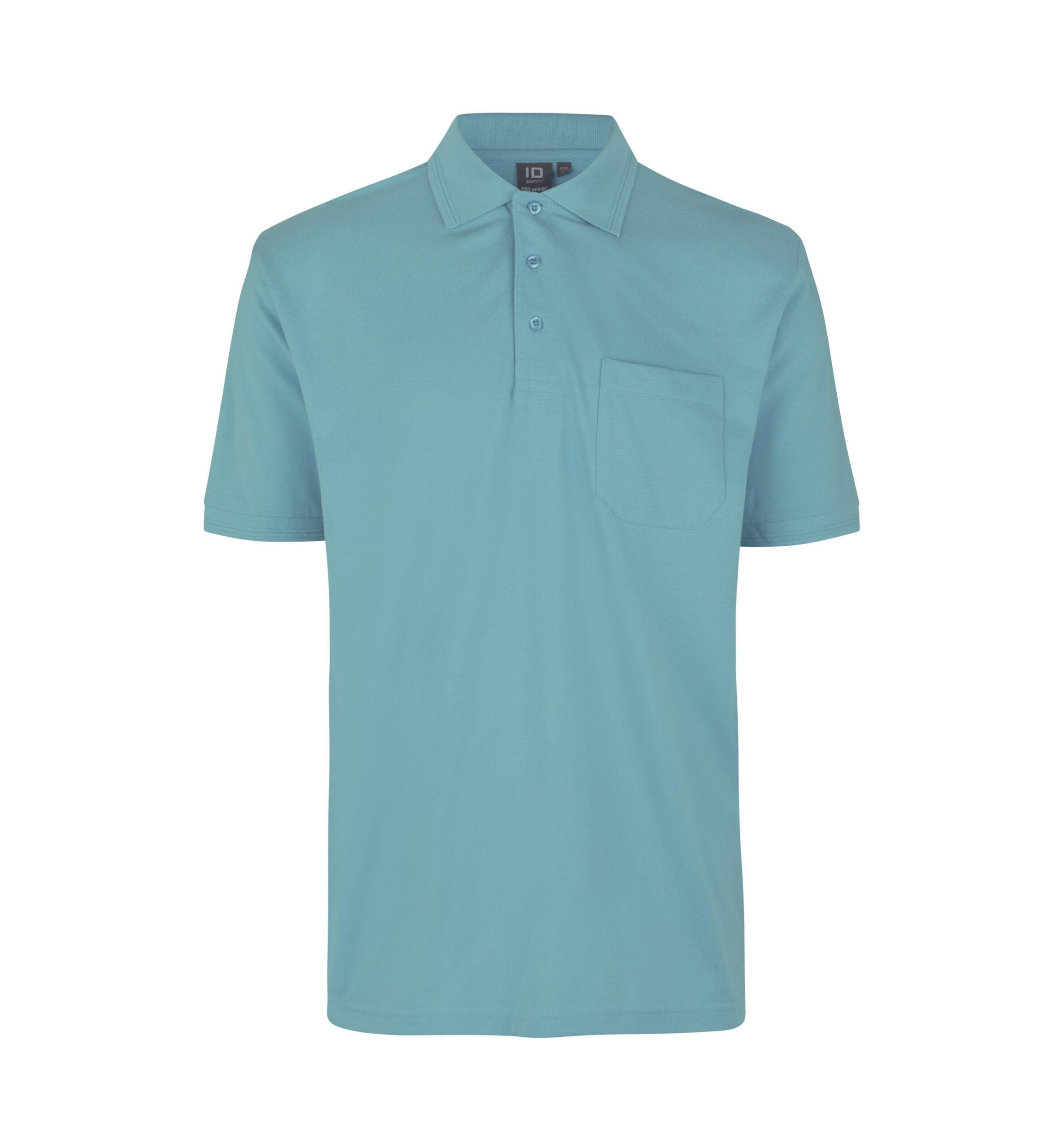 ID PRO Wear Pikeepaita taskulla – utuinen turkoosi