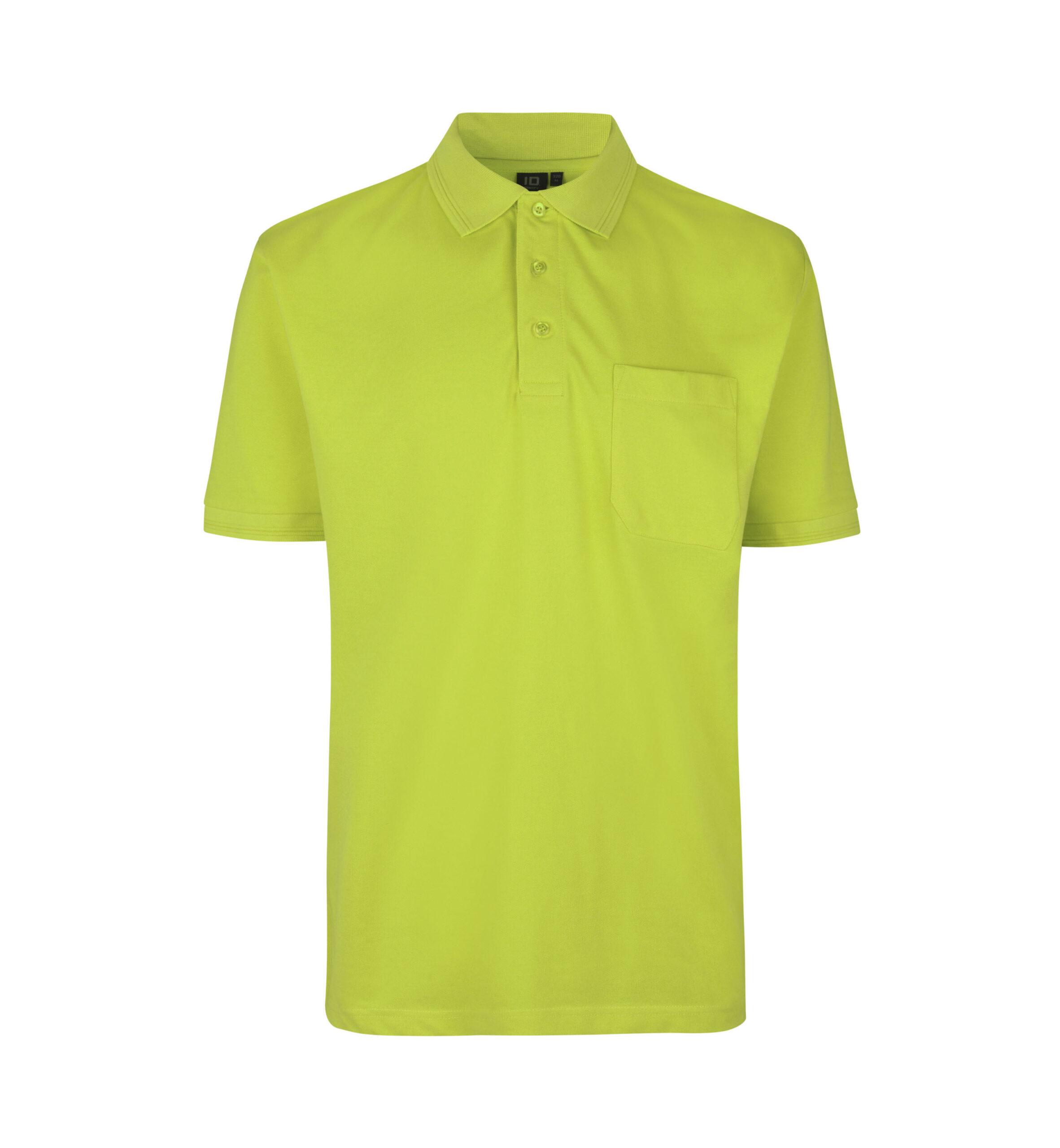 ID PRO Wear Pikeepaita taskulla – lime